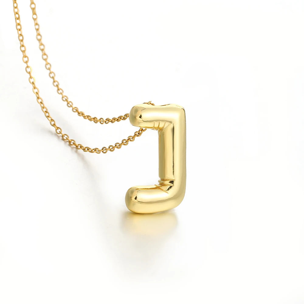 Balloon Initial Necklace