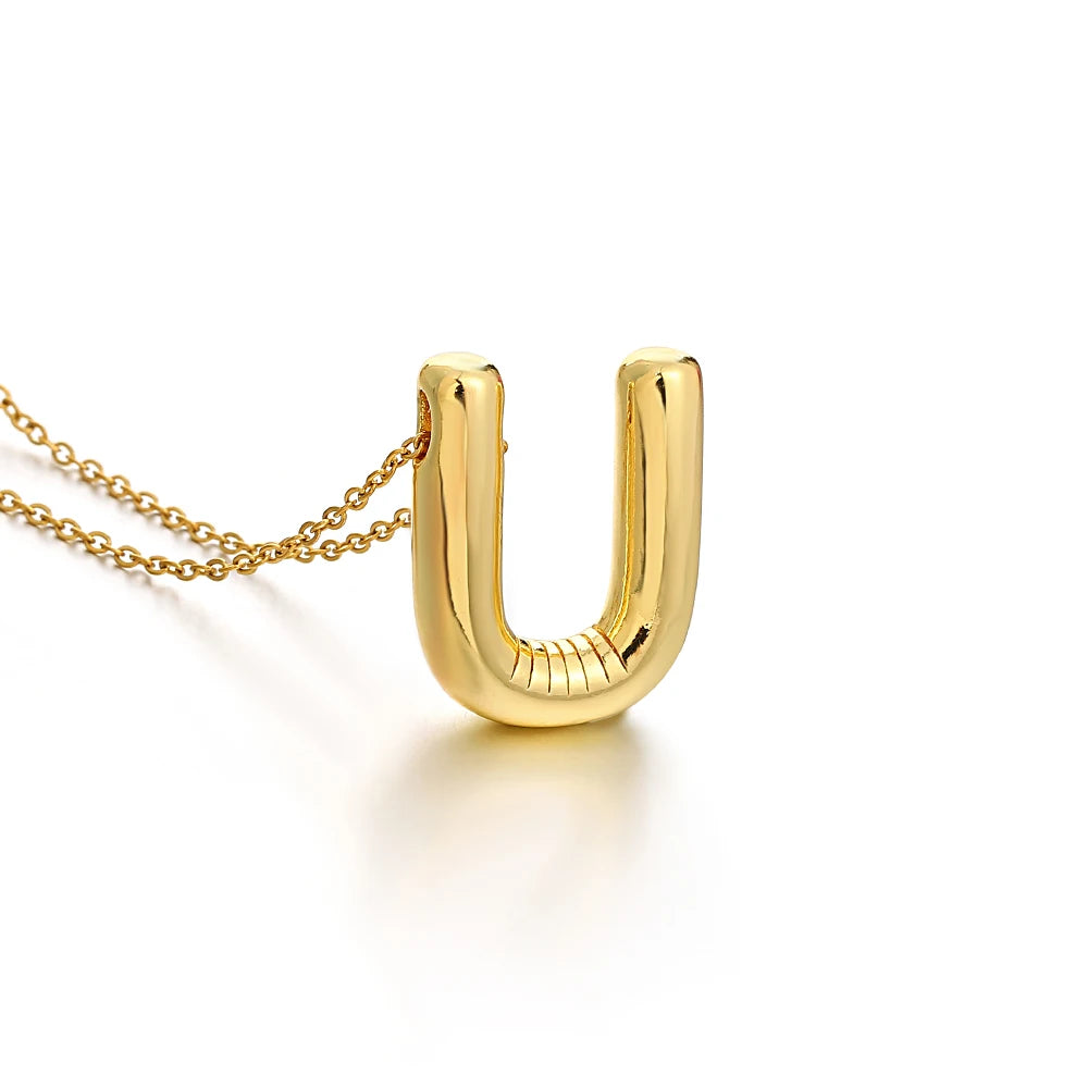 Balloon Initial Necklace