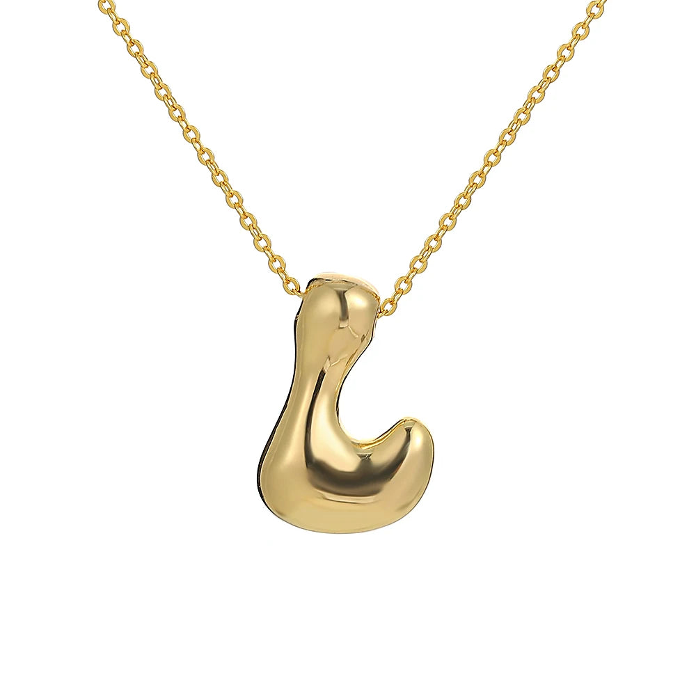 Balloon Initial Necklace