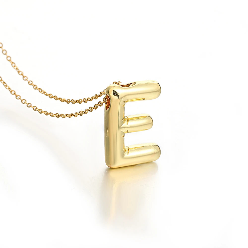 Balloon Initial Necklace