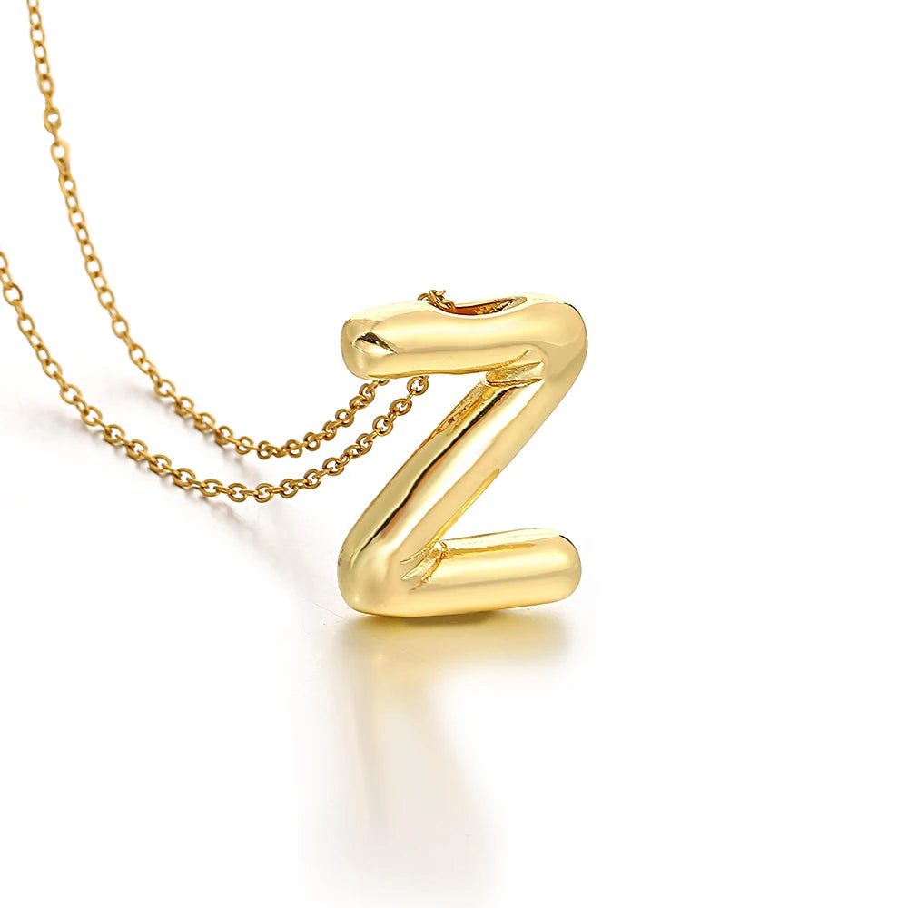 Balloon Initial Necklace