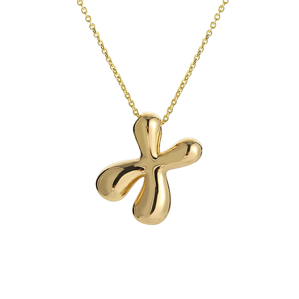 Balloon Initial Necklace