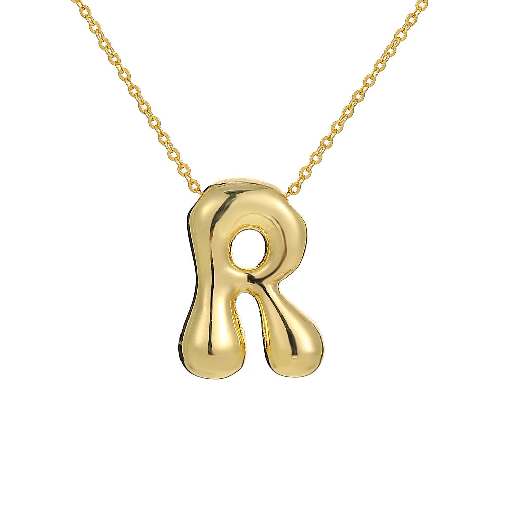 Balloon Initial Necklace