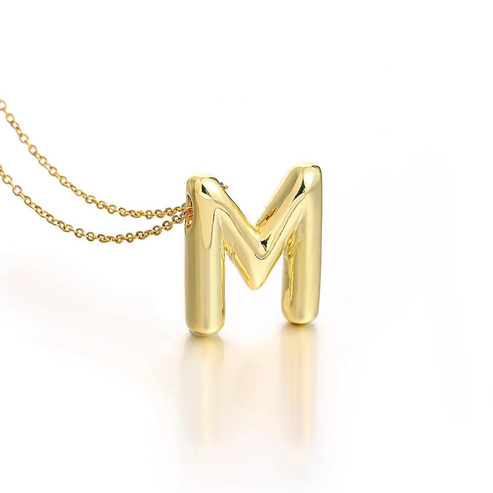 Balloon Initial Necklace