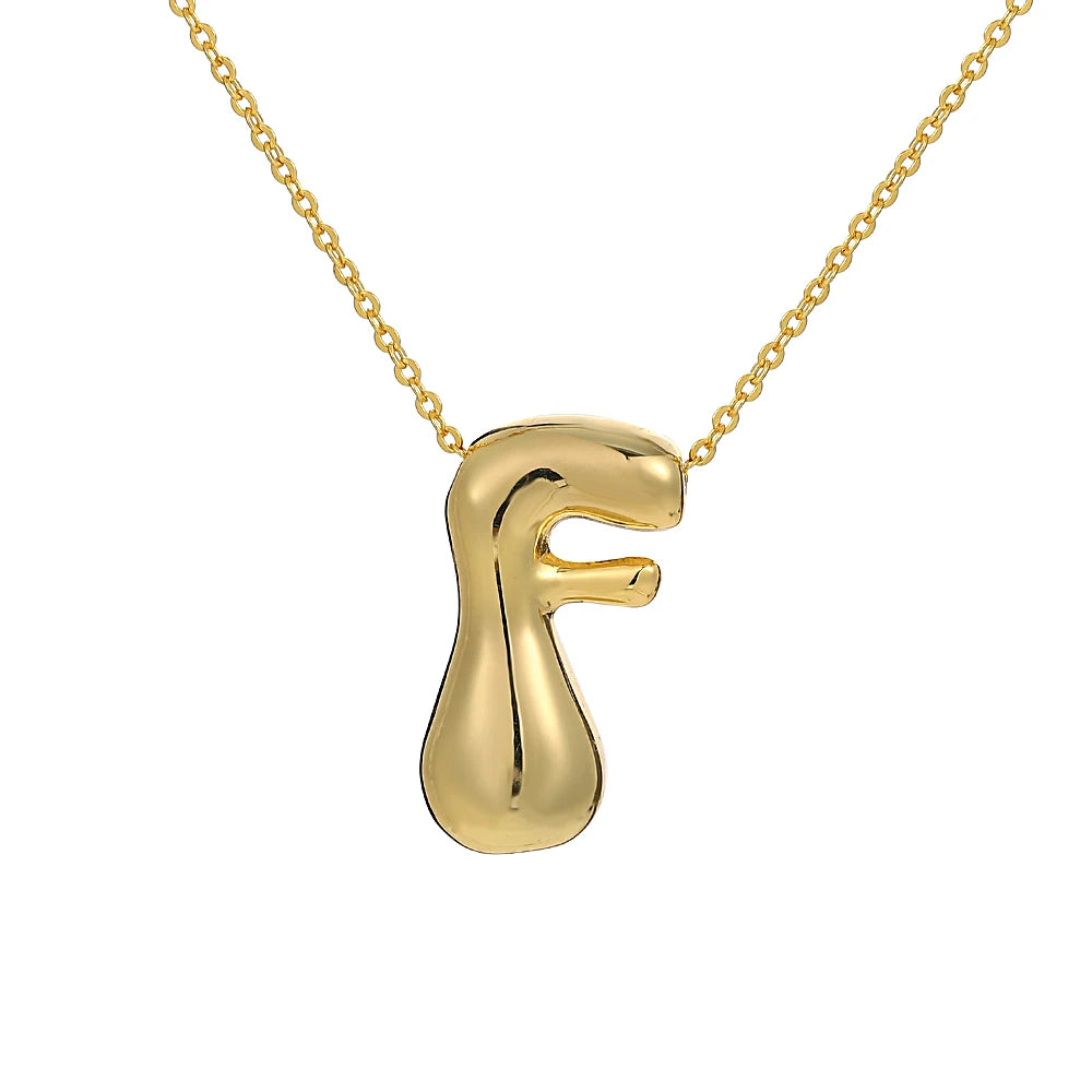 Balloon Initial Necklace