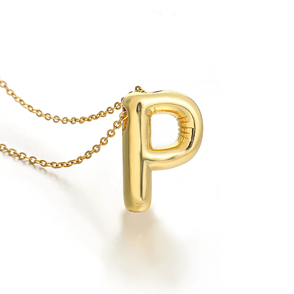 Balloon Initial Necklace