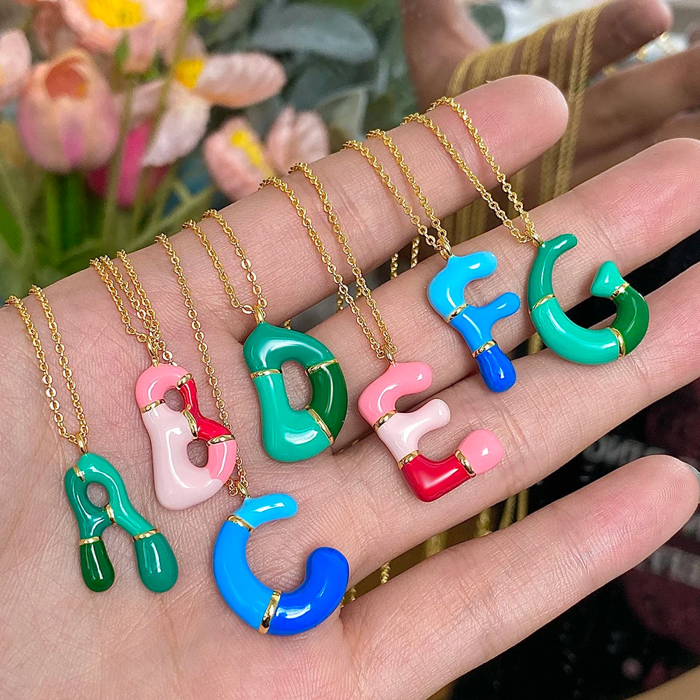 Candy Initial Necklace