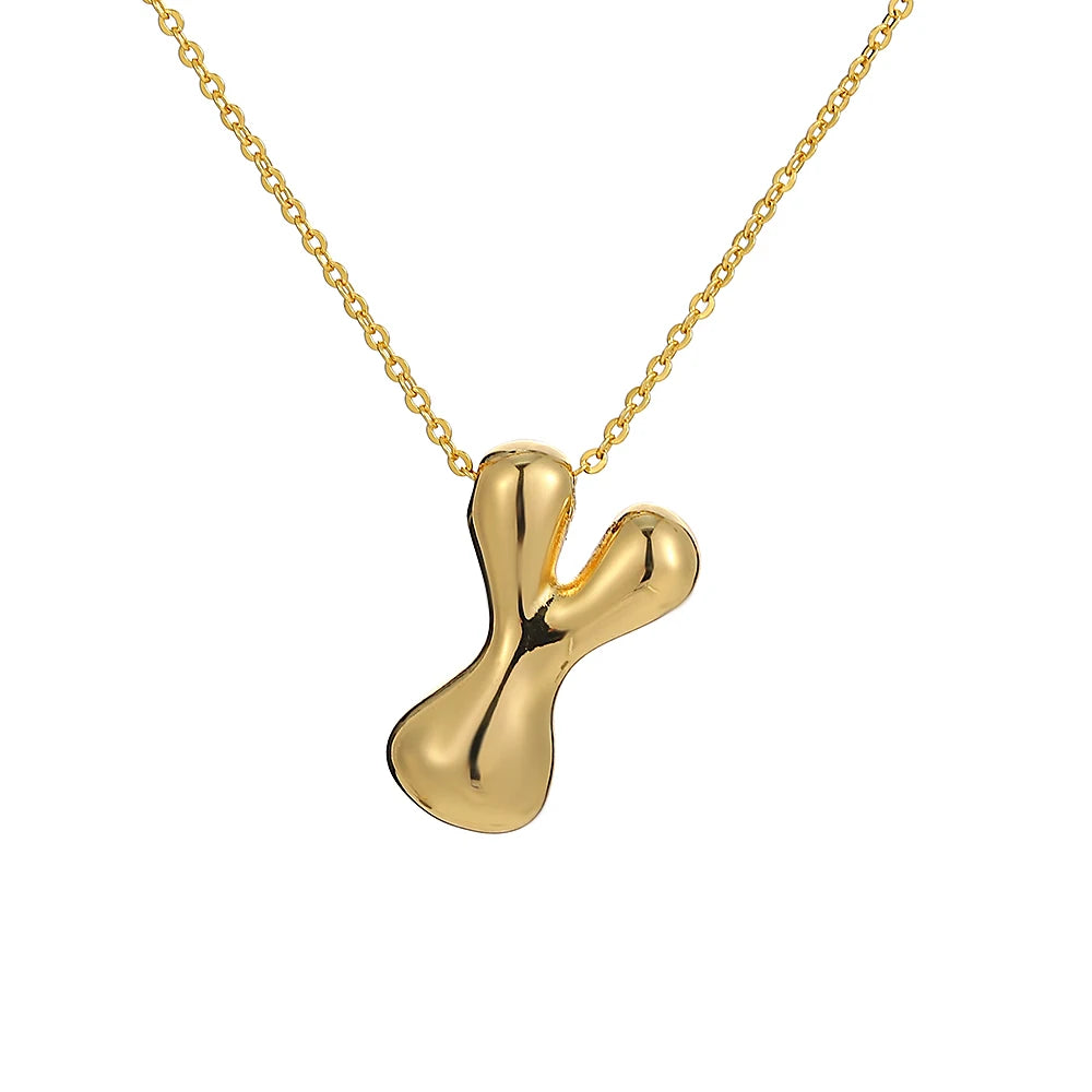 Balloon Initial Necklace