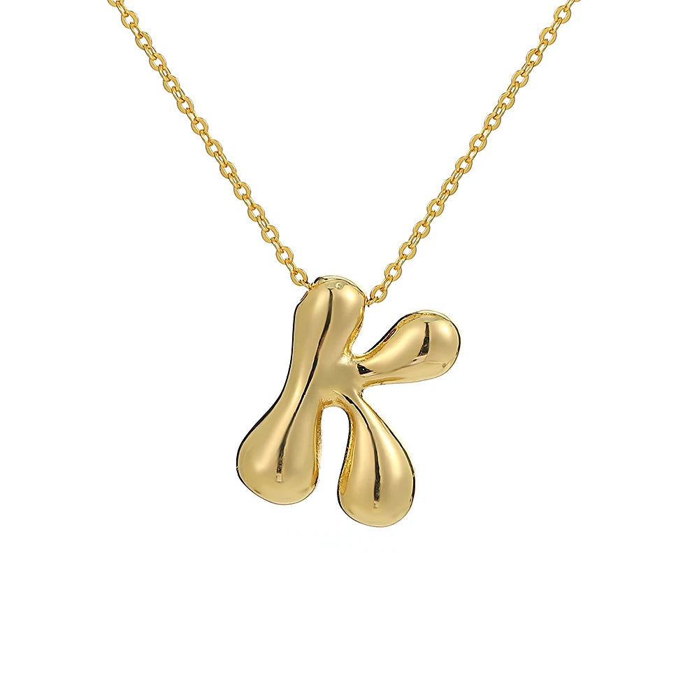 Balloon Initial Necklace