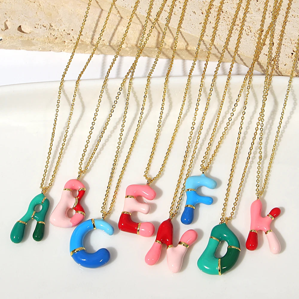 Candy Initial Necklace