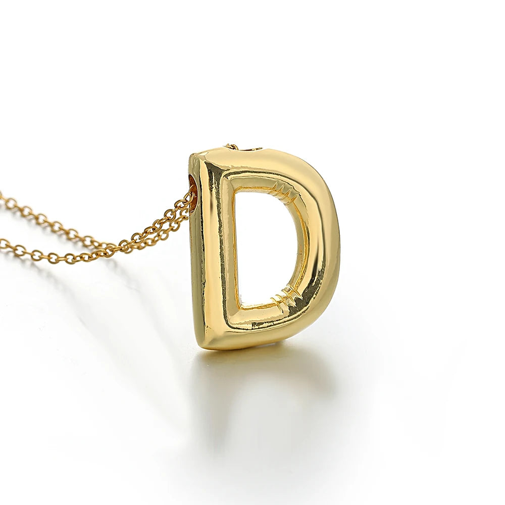 Balloon Initial Necklace