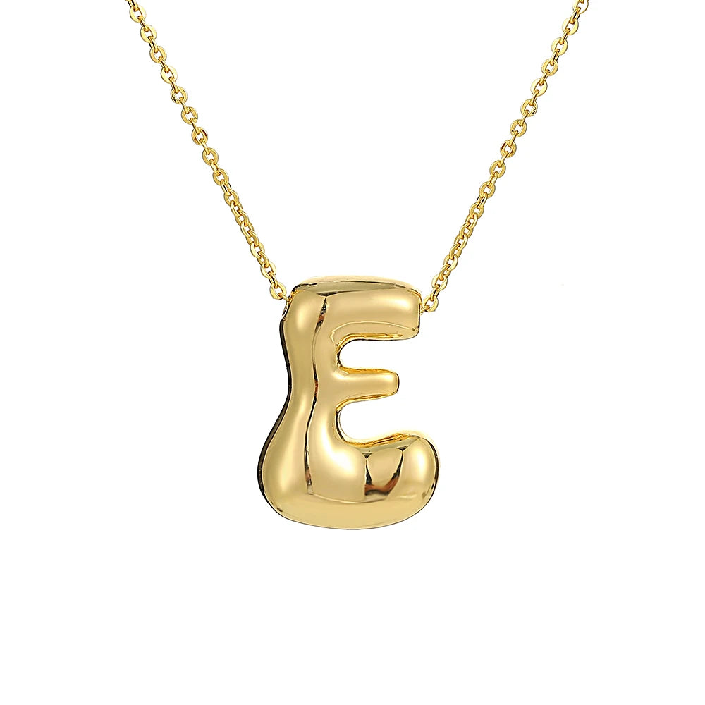 Balloon Initial Necklace