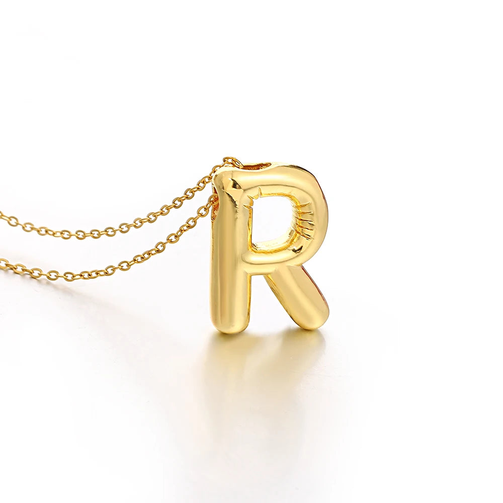 Balloon Initial Necklace