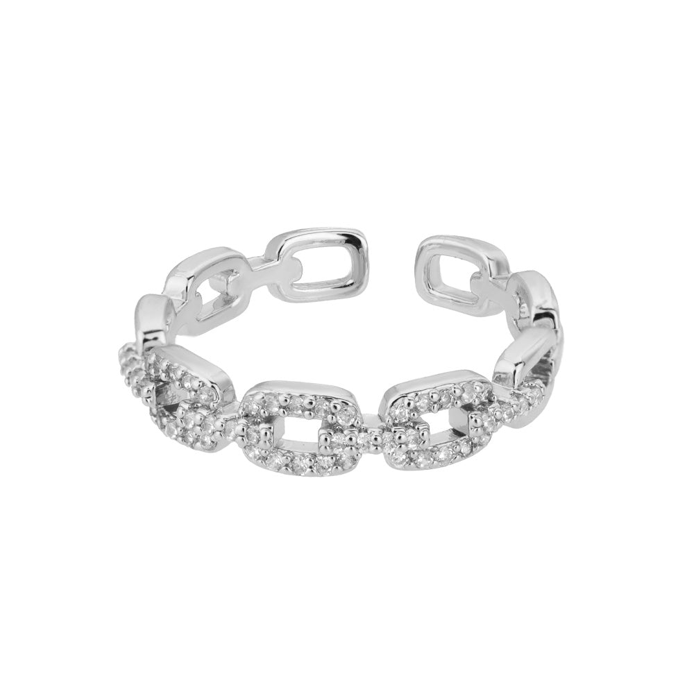 Zircon Chain Ring