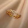 Zircon Chain Ring