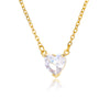 Zircon Heart Necklace