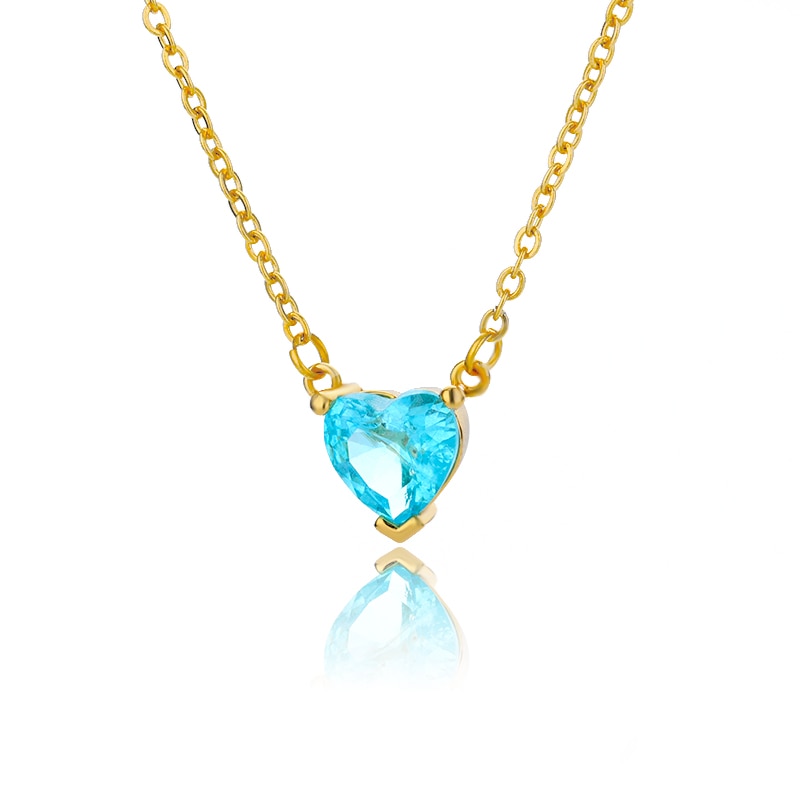 Zircon Heart Necklace