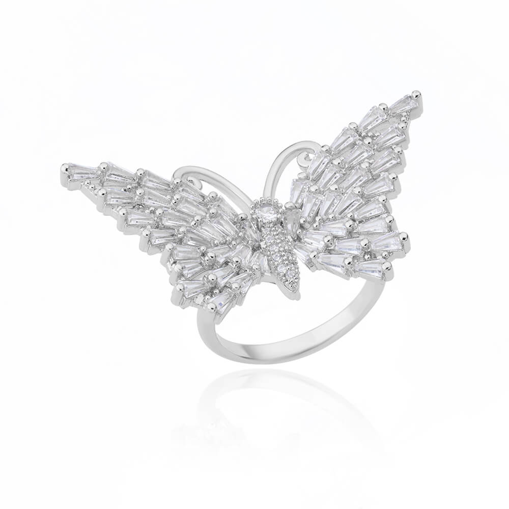 Zircon Butterfly Ring