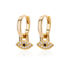 Zircon Nazar Earrings